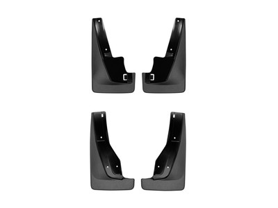 WeatherTech MudFlap No-Drill DigitalFit MudFlap Kit; Black 110124-120124