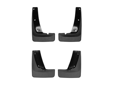 WeatherTech MudFlap No-Drill DigitalFit MudFlap Kit; Black 110127-120127