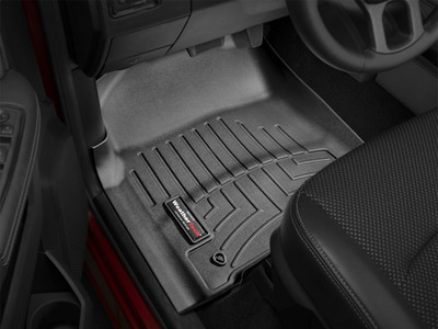 WeatherTech FloorLinerTM DigitalFit; Black; Front 444781