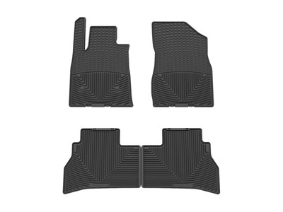 WeatherTech All Weather Floor Mats; Black; Front and Rear W682-W683