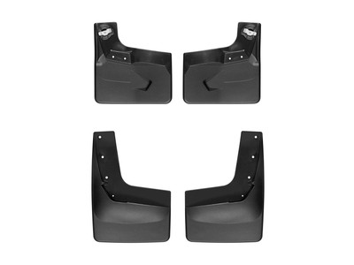 WeatherTech MudFlap No-Drill DigitalFit MudFlap Kit; Black 110088-120088