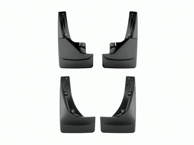 WeatherTech MudFlap No-Drill DigitalFit MudFlap Kit; Black 110147-120147