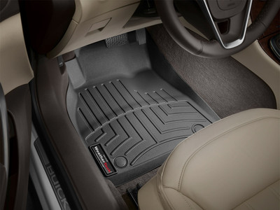 WeatherTech FloorLinerTM DigitalFit; Black; Front 445241
