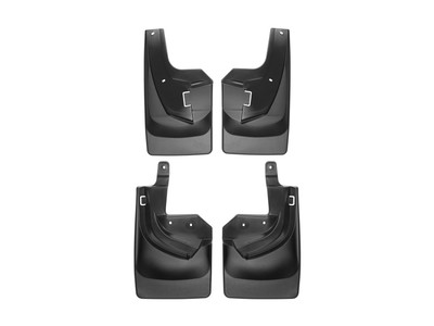 WeatherTech MudFlap No-Drill DigitalFit MudFlap Kit; Black 110108-120110