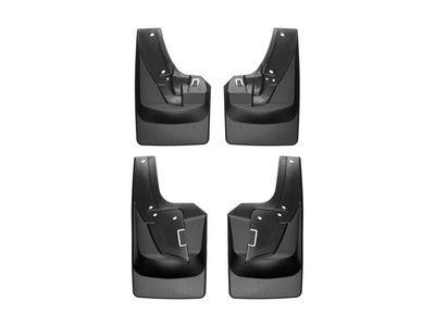 WeatherTech MudFlap No-Drill DigitalFit MudFlap Kit; Black 110109-120109