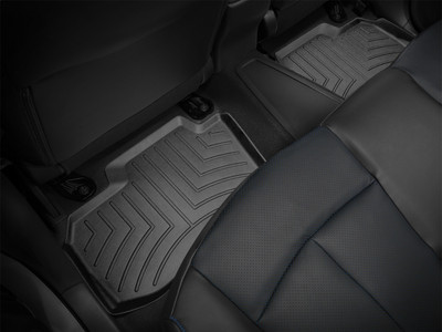 WeatherTech FloorLinerTM DigitalFit; Black; Rear; 2 Pieces 445502