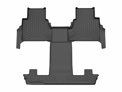 WeatherTech FloorLinerTM DigitalFit; Black; Rear and Third Row; 1 Piece 4419252