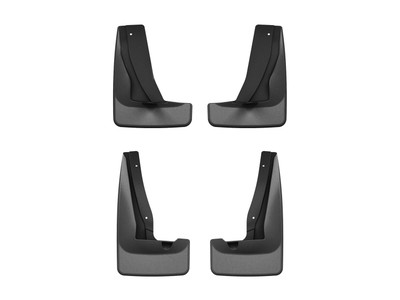 WeatherTech MudFlap No-Drill DigitalFit MudFlap Kit; Black 110199-120199