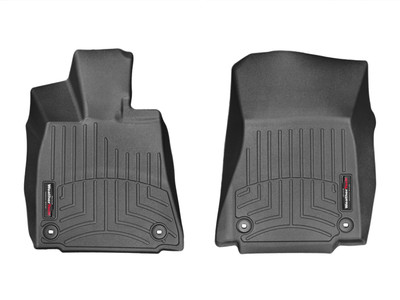 WeatherTech FloorLinerTM DigitalFit; Black; Front 446241