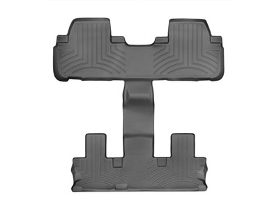 WeatherTech FloorLinerTM DigitalFit; Black; Rear and Third Row 446324