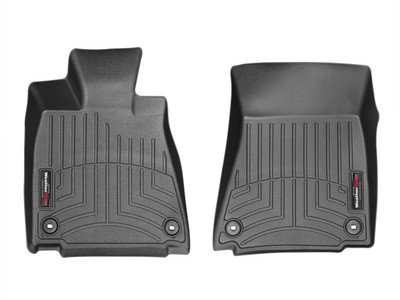 WeatherTech FloorLinerTM DigitalFit; Black; Front 446331