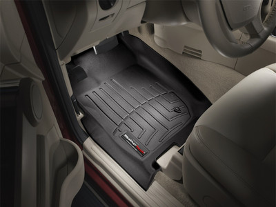 WeatherTech FloorLinerTM DigitalFit; Black; Front 440431