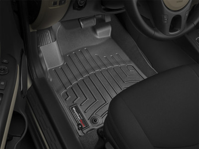 WeatherTech FloorLinerTM DigitalFit; Black; Front 442111