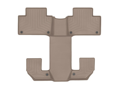 WeatherTech FloorLinerTM DigitalFit; Tan; Rear and Third Row; 1 Piece 458285
