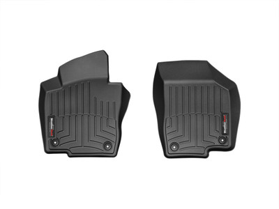 WeatherTech FloorLinerTM DigitalFit; Black; Front 443841