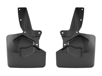 WeatherTech MudFlap No-Drill DigitalFit; Black 110148