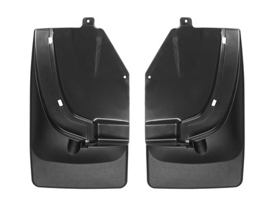 WeatherTech MudFlap No-Drill DigitalFit; Black 110106