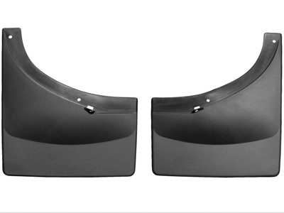 WeatherTech MudFlap No-Drill DigitalFit; Black 120025
