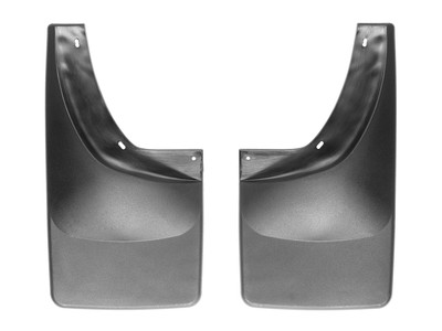 WeatherTech MudFlap No-Drill DigitalFit; Black 120007