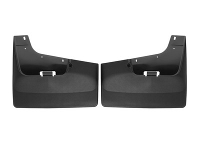 WeatherTech MudFlap No-Drill DigitalFit; Dually; Black 120121