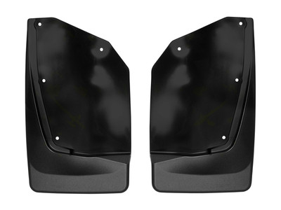 WeatherTech MudFlap No-Drill DigitalFit; Black 120086