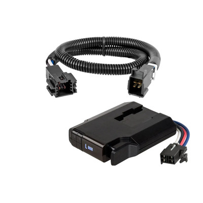 2012-2015 Mercedes-Benz ML350 with Factory Tow PackageCURT Venturer NEXT Time-Delay Trailer Brake Controller Plug & Play Bundle - Low Profile, Adjustable, 1-3 Axles 51116