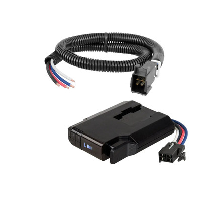 Universal CURT Venturer NEXT Time-Delay Trailer Brake Controller w/ Pigtails - Low Profile, Adjustable, 1-3 Axles 51116   CURT Venturer NEXT Time-Delay Trailer Brake Controller Plug & Play Bundle - Low Profile, Adjustable, 1-3 Axles 51116