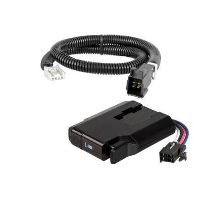 2024-2025 Mazda CX-90 CURT Venturer NEXT Time-Delay Trailer Brake Controller Plug & Play Bundle - Low Profile, Adjustable, 1-3 Axles 51116