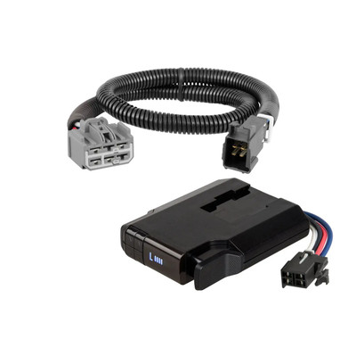 2009-2017 Chevrolet Traverse CURT Venturer NEXT Time-Delay Trailer Brake Controller Plug & Play Bundle - Low Profile, Adjustable, 1-3 Axles 51116