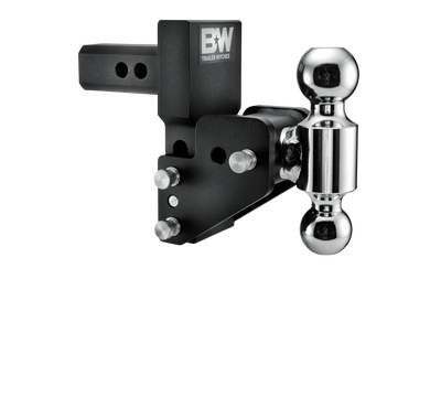 B&W 10K 2-1/2" Drop 3.5" Rise ( 1-7/8" , 2-5/16" Balls) Adjustable Ball Mount Hitch For 2" Recievers  TS10063BMP