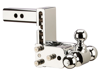 B&W 10K 5" Drop 5.5" Rise ( 1-7/8" , 2-5/16" Balls) Adjustable Ball Mount Hitch For 2" Recievers  TS10048C