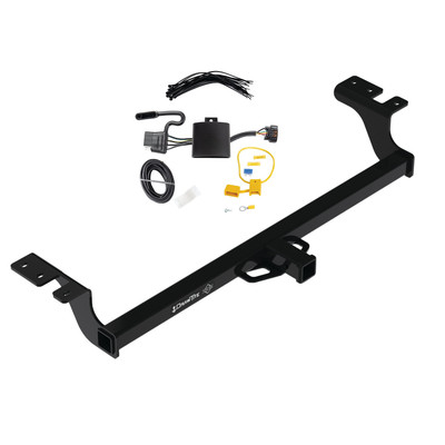2022-2024 KIA Carnival Draw-Tite Class 3 Trailer Hitch, 2 Inch Square Receiver Bundle w/ Plug-n-Play T-One Wiring Harness
