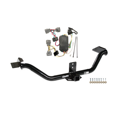 2006-2014 Honda Ridgeline Draw-tite Class 3 Trailer Hitch, 2 Inch Square Receiver Bundle w/ Plug-n-Play T-One Wiring Harness