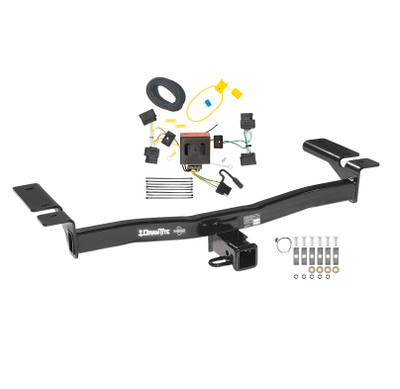 2007-2010 Lincoln MKX Draw-tite Class 3 Trailer Hitch, 2 Inch Square Receiver Bundle w/ Plug-n-Play T-One Wiring Harness