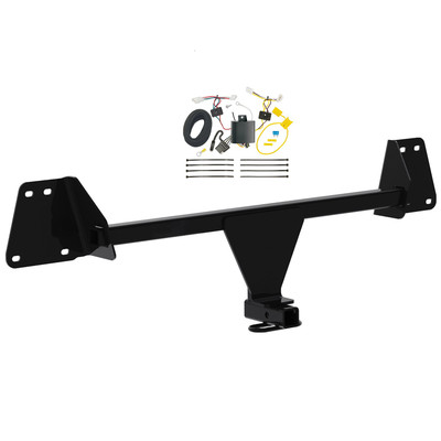 2019-2023 Toyota Corolla HatchbackDraw-Tite Class 1 Trailer Hitch, 1-1/4 Inch Square Receiver Bundle w/ Plug-n-Play T-One Wiring Harness