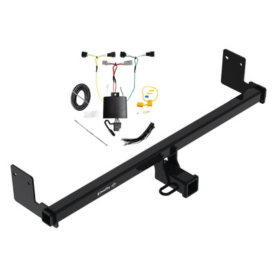 2018-2023 Hyundai Kona Draw-tite Class 3 Trailer Hitch, 2 Inch Square Receiver Bundle w/ Plug-n-Play T-One Wiring Harness