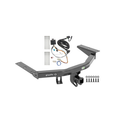 2021-2022 Honda Pilot Draw-tite Class 4 Trailer Hitch, 2 Inch Square Receiver Bundle w/ Plug-n-Play T-One Wiring Harness