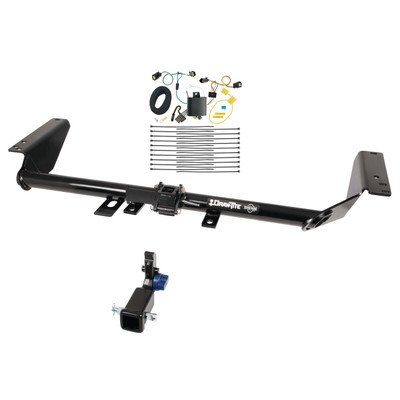 2017-2020 Chrysler Pacifica Limited Draw-tite Hidden Hitch Completely Hidden Trailer Hitch 2 Inch Removable Receiver Bundle w/ Plug-n-Play T-One Wiring Harness