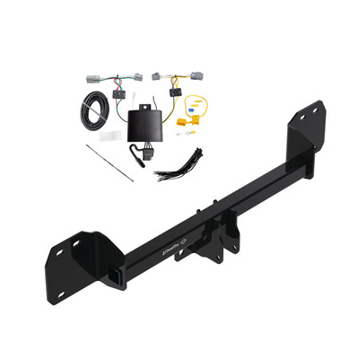 2019-2023 Volvo XC40 Draw-tite Hidden Hitch Completely Hidden Trailer Hitch 2 Inch Removable Receiver Bundle w/ Plug-n-Play T-One Wiring Harness