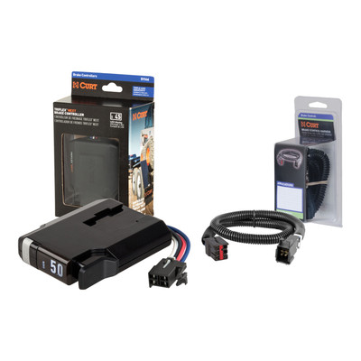 2000-2005 Ford Excursion  CURT TriFlex NEXT Proportional Motion-Sensing Trailer Brake Controller for 1-4 Axles #51146