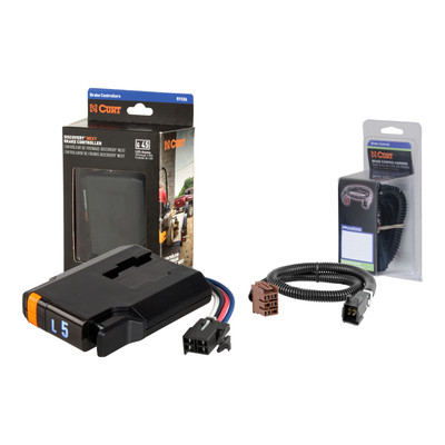 2003-2006 Chevrolet Silverado 1500 HD  CURT Discovery NEXT Time-Delay Trailer Brake Controller for 1-4 Axles #51126