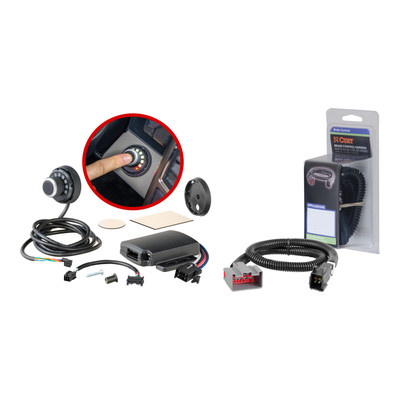 2021-2026 Ford Bronco with factory 7-way CURT Venturer NEXT Time-Delay Trailer Brake Controller for 1-3 Axles #51116