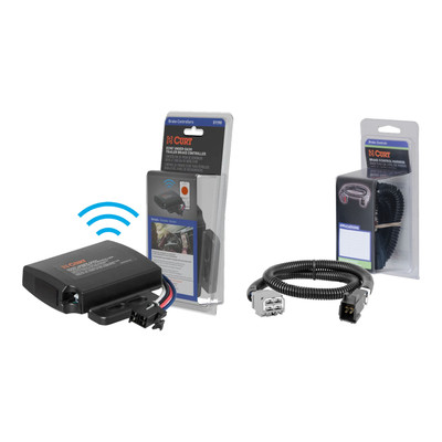 2025-2026 RAM 1500  CURT Echo Under-Dash Trailer Brake Controller, Bluetooth® Smartphone for 1-4 Axles #51190