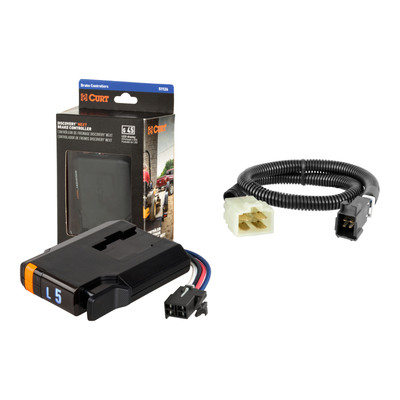 2021-2026 Genesis GV80  CURT Discovery NEXT Time-Delay Trailer Brake Controller for 1-4 Axles #51126