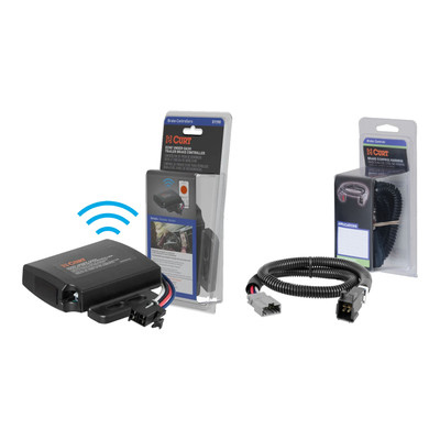 2009-2025 Honda Pilot  CURT Echo Under-Dash Trailer Brake Controller, Bluetooth® Smartphone for 1-4 Axles #51190