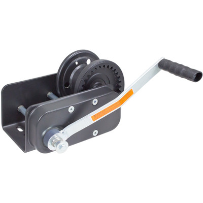 Dutton-Lainson 2,500 lb., B2503 Brake Winch, Black, 3-1/8 in. Reel Hub