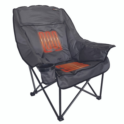 Lippert Big Bear Heated Chair - Dark Grey #2024043334