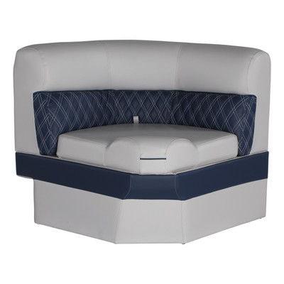 Lippert Sunset Collection 30" Radius Corner Pontoon Seat #2024021297