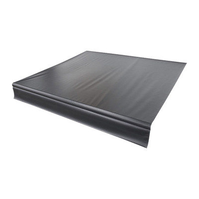 Solera Universal Vinyl Replacement Fabric for 12' RV Awning - Solid Black #V000334359