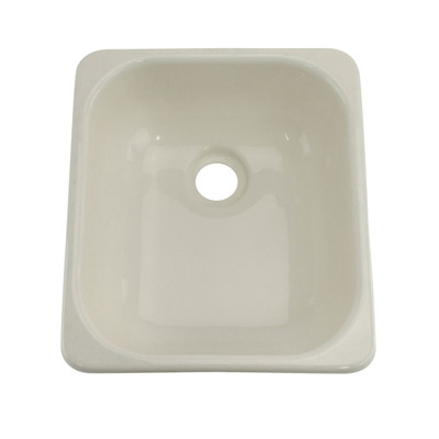 Lippert Square Galley/Kitchen Sink; 13" x 15" (White) #209630